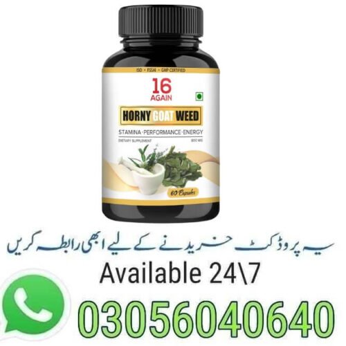 16 Again Horny Goat Weed Capsules In Pakistan